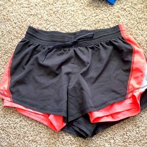 Champion Athletic shorts with spandex lining
